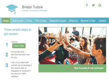 Tablet Screenshot of bristoltutors.co.uk